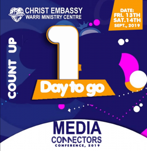 Don’t Miss the Media Connectors Conference! (Warri Ministry Centre)